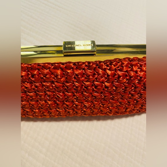 Michael Kors Coral Clutch Bag - Picture 2 of 5